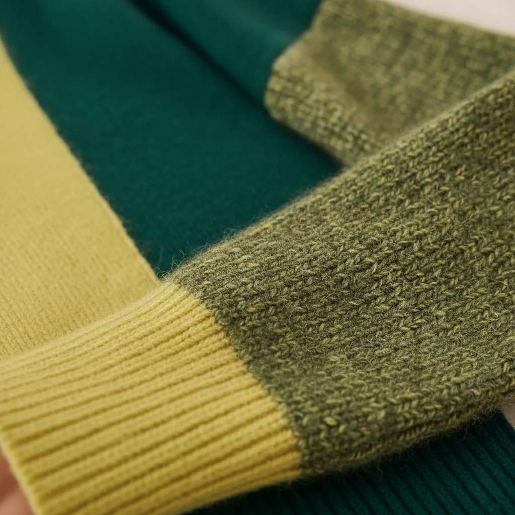 Kasjmier Coltrui in Citrus en Smaragdgroen